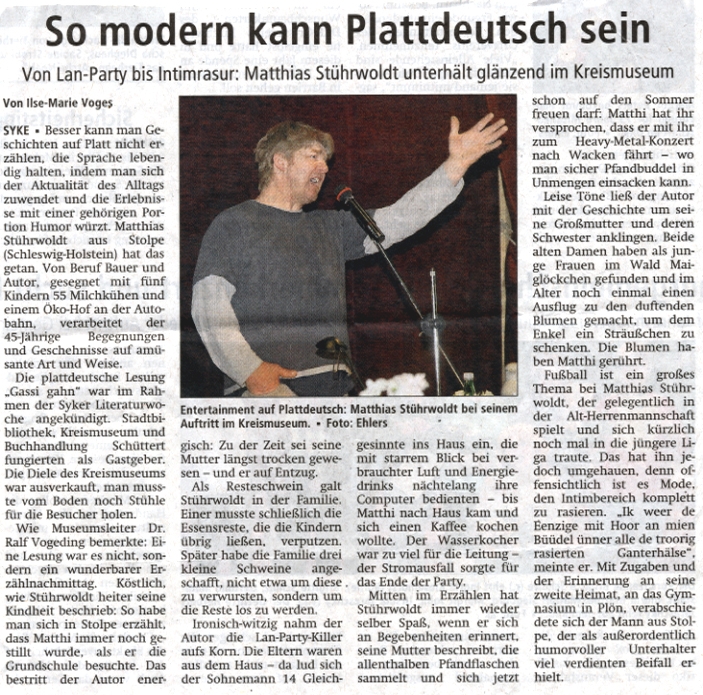 Syker Zeitung 1. März 2013